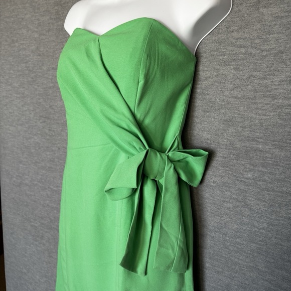 LILLY PULITZER Stela Strapless Bow Dress Green Size 2 NEW Kelly Semiformal Event - Picture 4 of 12